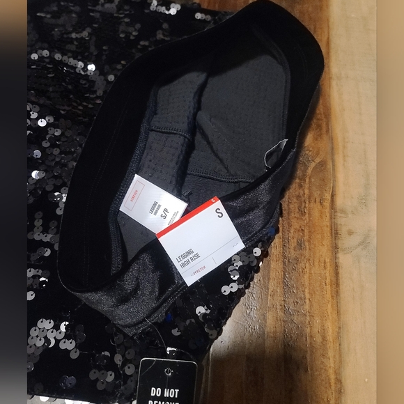 NWT Express Sequin High Waist Leggings Size Small - Picture 8 of 11